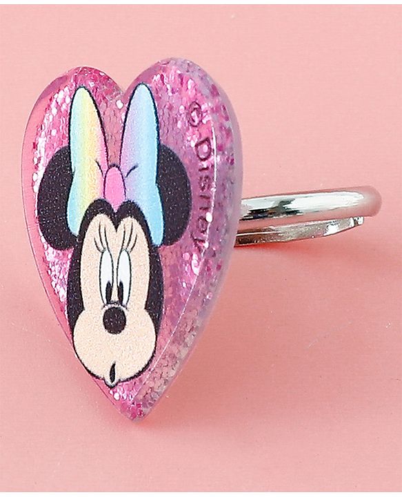 Babyhug Disney Free Size Jewellery Set With Minnie Mouse Print - Multicolor