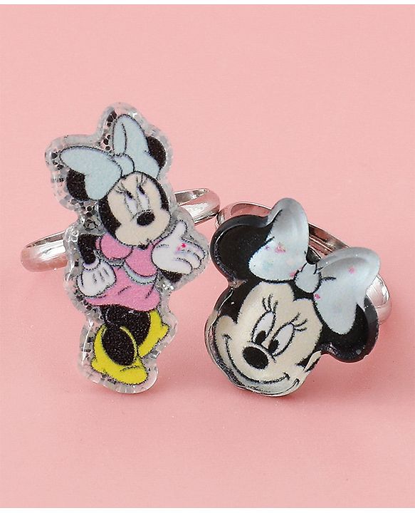 Babyhug Disney Free Size Jewellery Set With Minnie Mouse Print - Multicolor