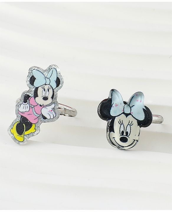 Babyhug Disney Free Size Jewellery Set With Minnie Mouse Print - Multicolor