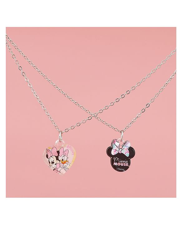 Babyhug Disney Free Size Jewellery Set With Minnie Mouse Print - Multicolor