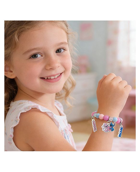 Babyhug Disney Free Size Bracelets With Stitch Design - Multicolor