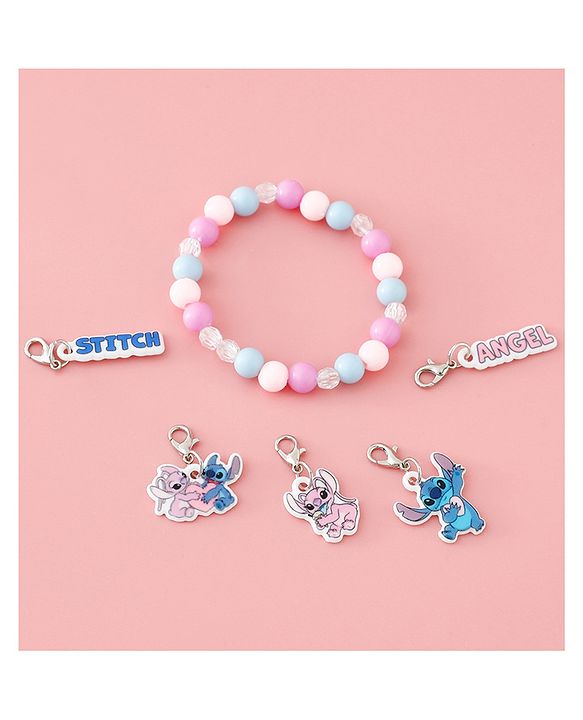 Babyhug Disney Free Size Bracelets With Stitch Design - Multicolor