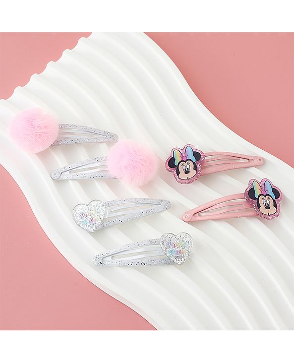 Babyhug Disney Free Size Hair Accessories Combo Sets Pack of 12- Mutlicolor