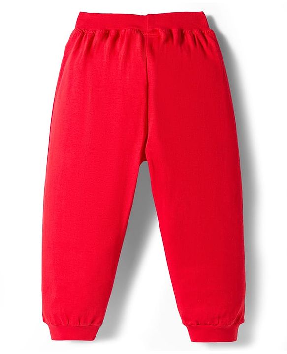 Babyhug Cotton Knit Full Length Lounge Pants with Beach Theme Print Pack of 3 - Multicolor