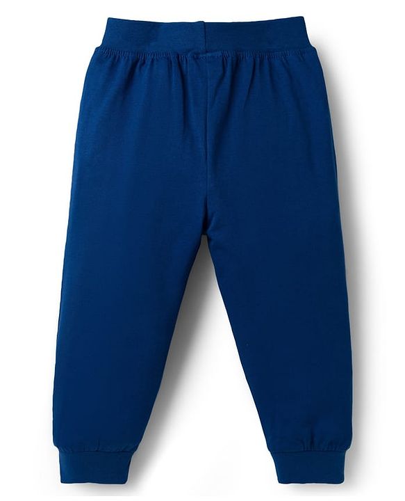 Babyhug Cotton Jersey Knit Full Length Animal Printed Lounge Pants Pack of 5 - Multicolor
