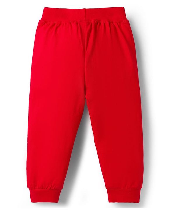 Babyhug Cotton Jersey Knit Full Length Animal Printed Lounge Pants Pack of 5 - Multicolor