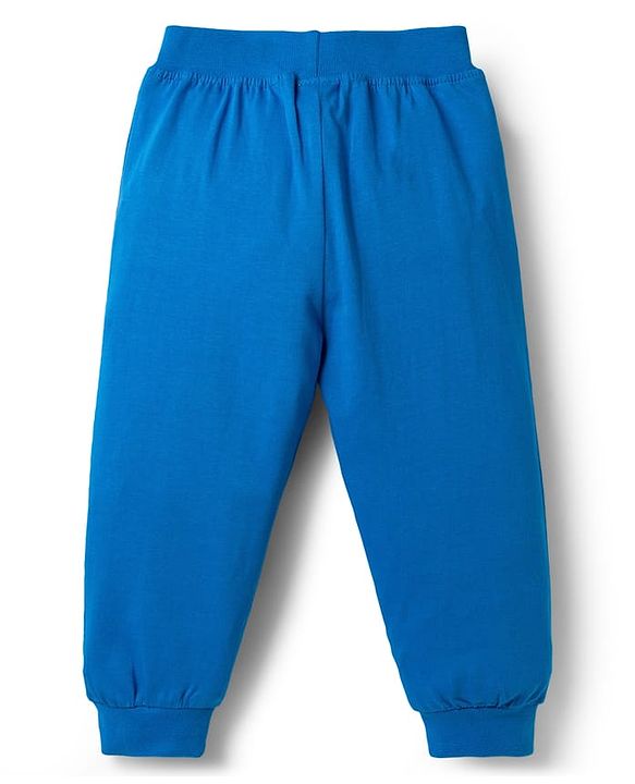Babyhug Cotton Jersey Knit Full Length Animal Printed Lounge Pants Pack of 5 - Multicolor
