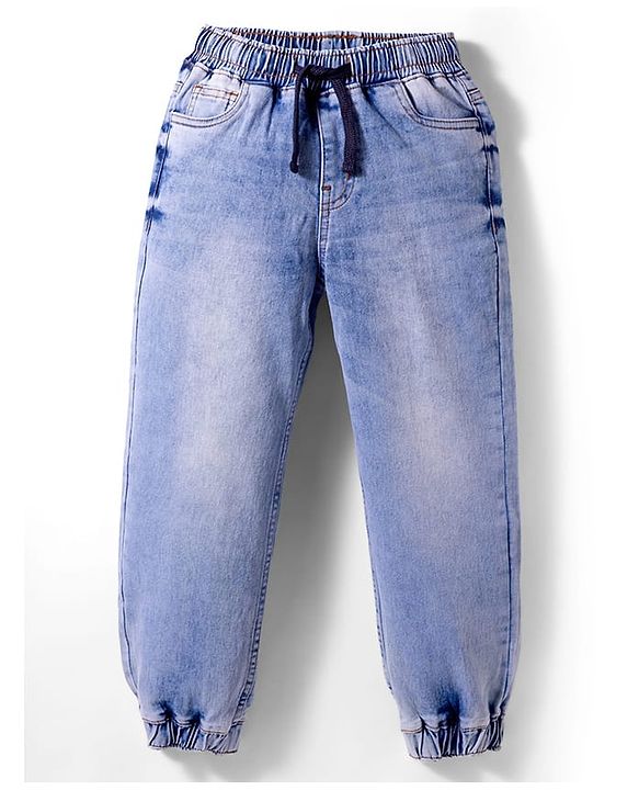 Pine Kids Denim Woven Full Length Jeans - Light Blue