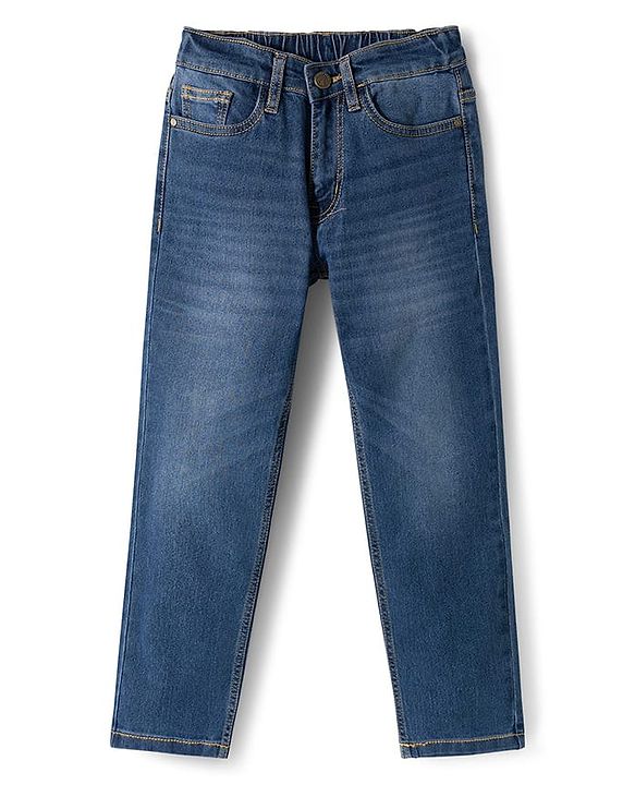 Pine Kids Denim Woven Full Length Jeans - Blue