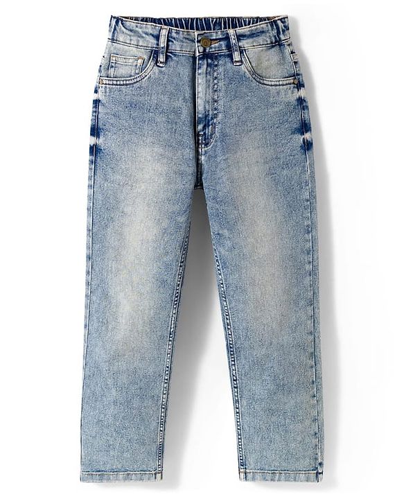 Pine Kids Denim Woven Full Length Jeans - Blue