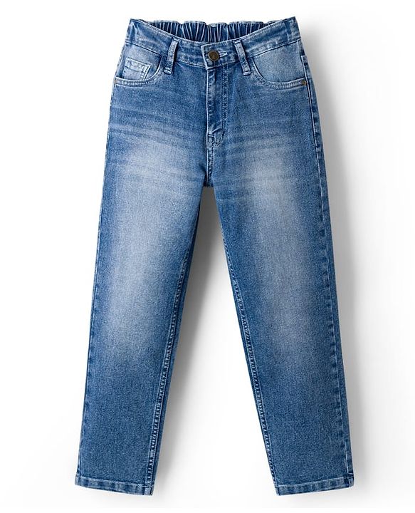 Pine Kids Denim Woven Full Length Jeans - Blue