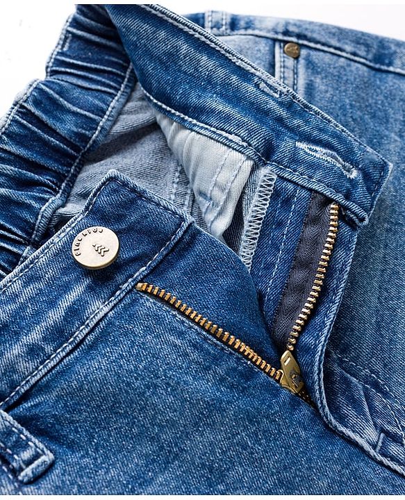 Pine Kids Denim Woven Full Length Jeans - Blue