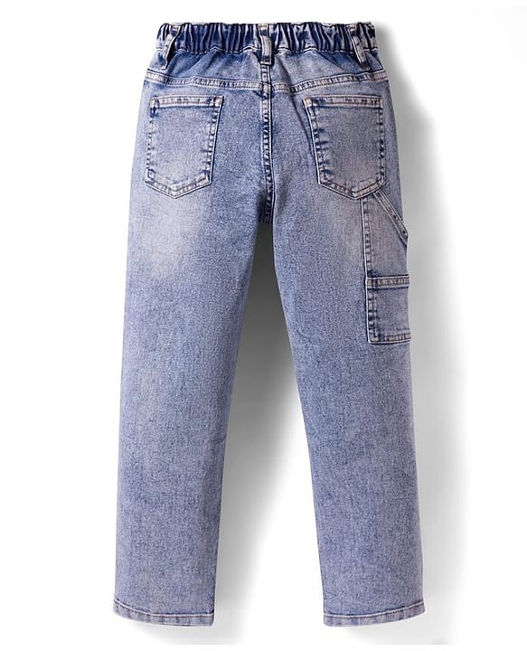 Pine Kids Denim Woven Full Length Jeans - Blue