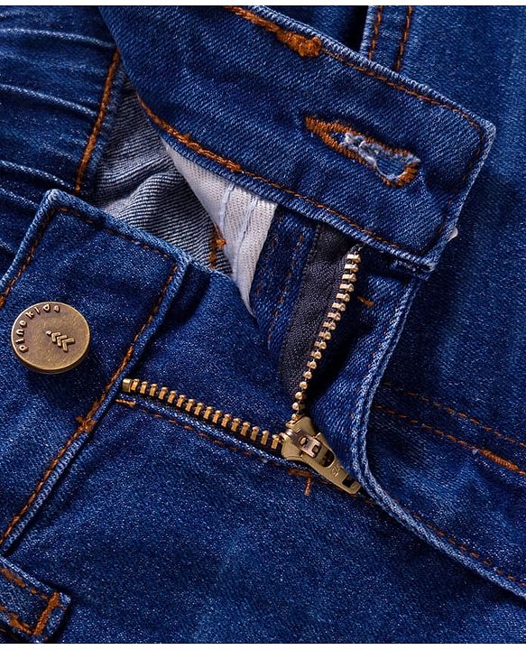 Pine Kids Denim Woven Full Length Bootcut Jeans - Blue