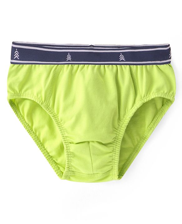 Pine Kids Cotton Elastane Knit Briefs Stripes Pack of 3 (Color May Vary)