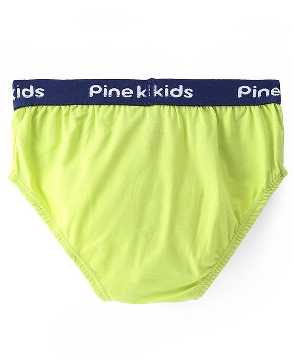 Pine Kids Cotton Elastane Knit Briefs Stripes Pack of 3 (Color May Vary)