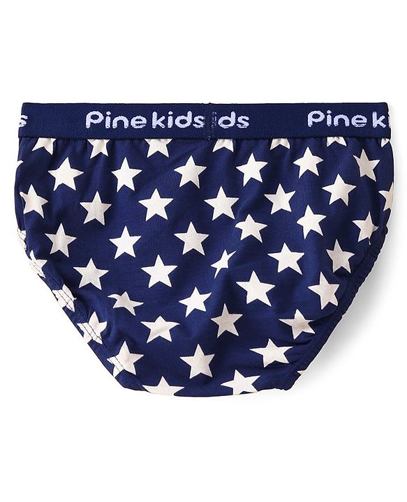 Pine Kids Cotton Elastane Knit Briefs Pack of 3 (Color May Vary)