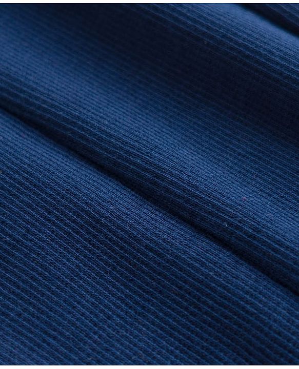 Pine Kids Cotton Lycra Knit Full Length Solid Bootcut Leggings - Navy Blue