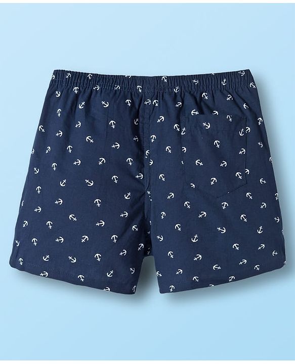 Pine Kids Cambric Woven Boxers With Tropical Theme Print Pack Of 2 - Colour May Vary