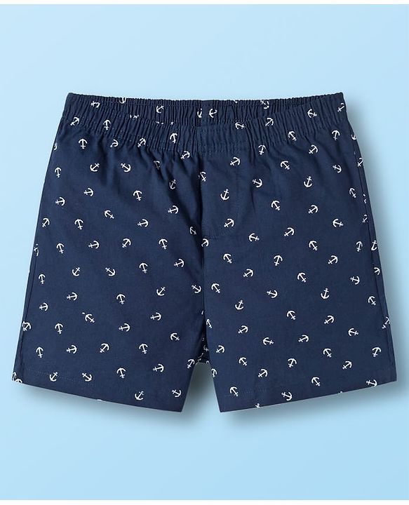 Pine Kids Cambric Woven Boxers With Tropical Theme Print Pack Of 2 - Colour May Vary