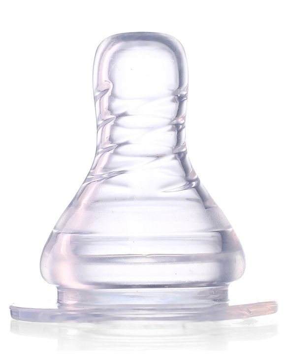 Babyhug SlimSip Glass Feeding Bottle Set  | Narrow Neck | Heat-Resistant Borosilicate Glass | Anti-Colic Nipple Pack of 2 Pink - 250 ml Each