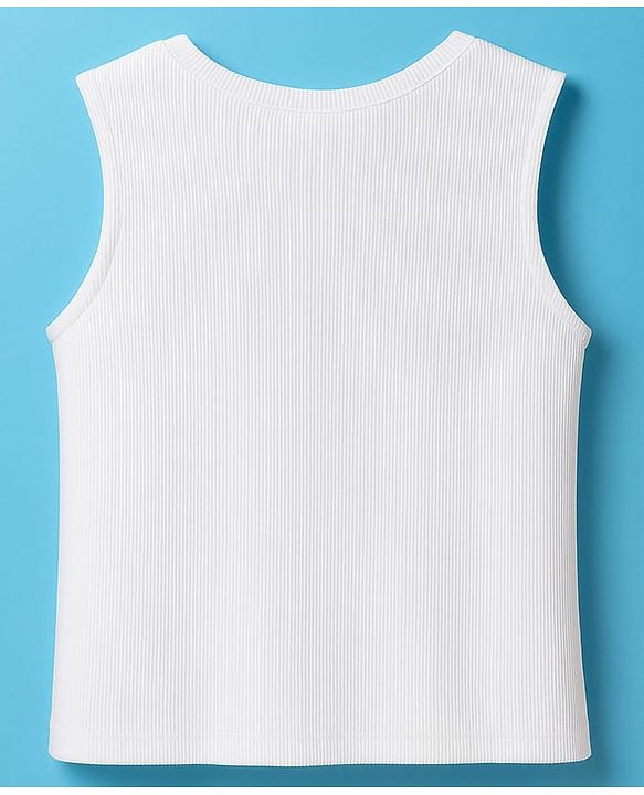 Pine Kids Cotton Woven Half Sleeves Solid Color Top with Inner Tee - Yellow
