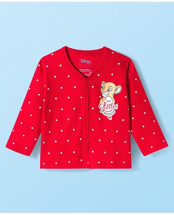 Babyhug Disney Interlock Knit Full Sleeves Jhablas With Marie Print Pack Of 5 - Multicolour