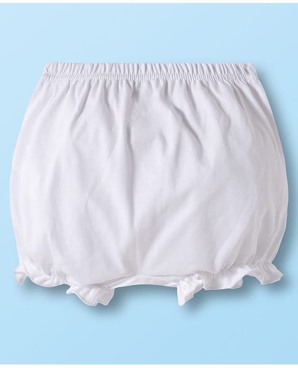 Babyhug Disney Cotton Lycra Knit Bloomers With Marie Graphics Pack Of 5 - Multicolour