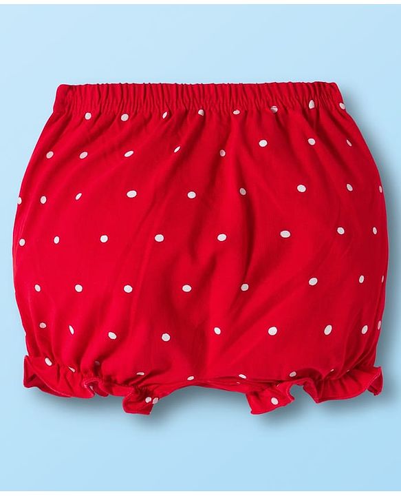 Babyhug Disney Cotton Lycra Knit Bloomers With Marie Graphics Pack Of 5 - Multicolour