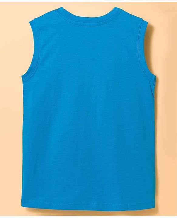 Pine Kids Marvel Single Jersey Knit Sleeveless Vest with Avengers Graphic Pack of 3- Red Blue & White