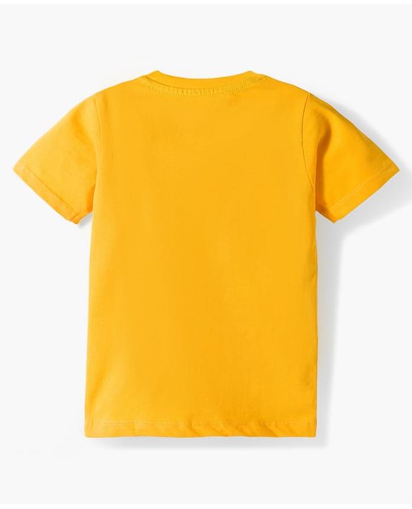 Babyhug Marvel Single Jersey Knit Half Sleeves T-Shirt With Avengers Graphics Pack Of 3 - Red Black & Yellow