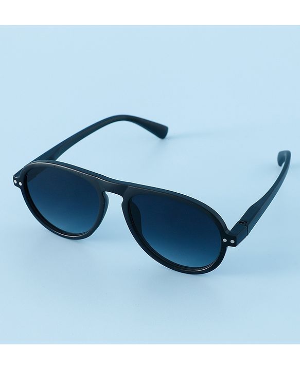 Pine Kids Solid Round Frame Sunglasses - Blue