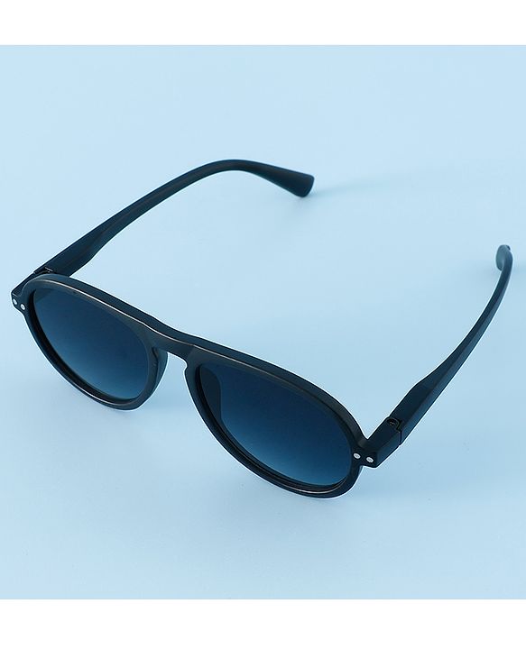 Pine Kids Solid Round Frame Sunglasses - Blue