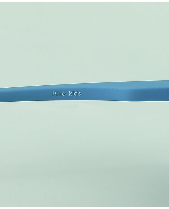 Pine Kids Solid Round Frame Sunglasses - Blue