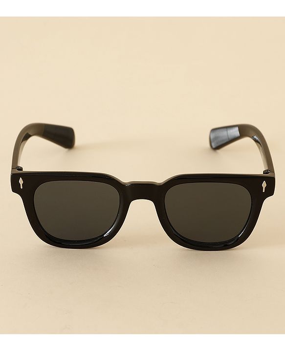 Pine Kids Free Size Solid Colour Sunglasses - Black