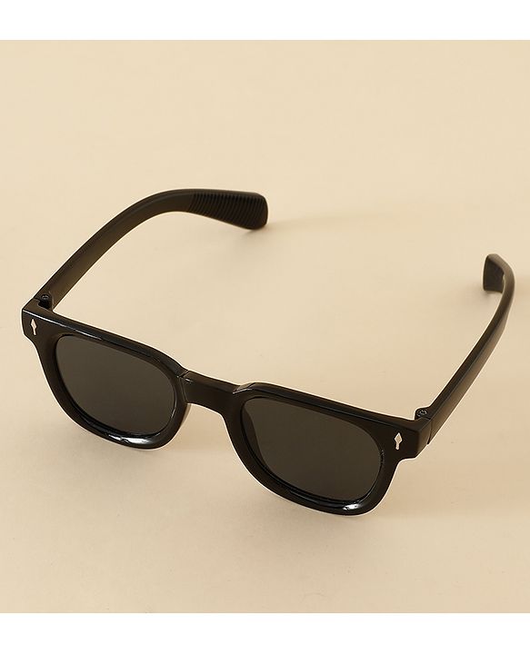 Pine Kids Free Size Solid Colour Sunglasses - Black