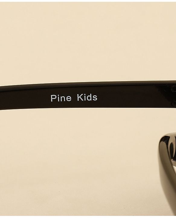 Pine Kids Free Size Solid Colour Sunglasses - Black