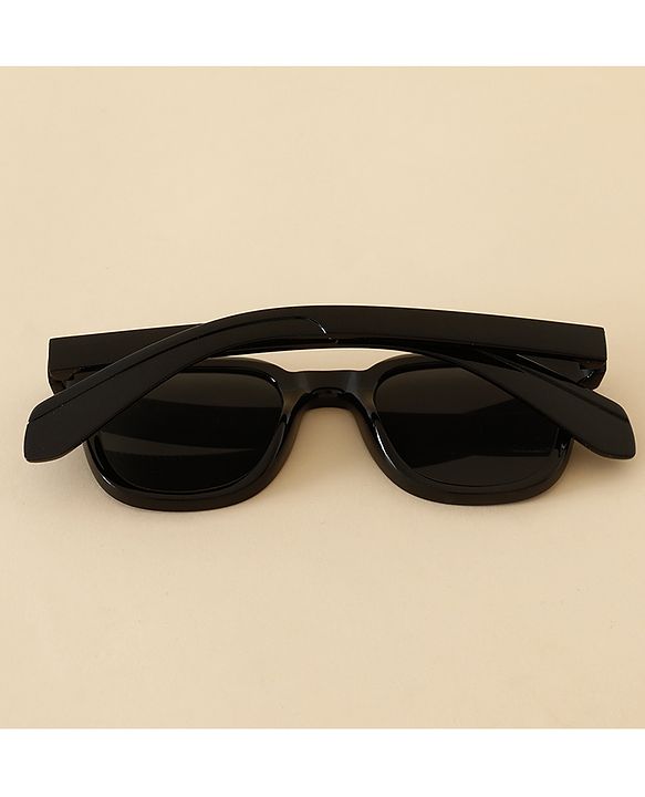 Pine Kids Free Size Solid Colour Sunglasses - Black