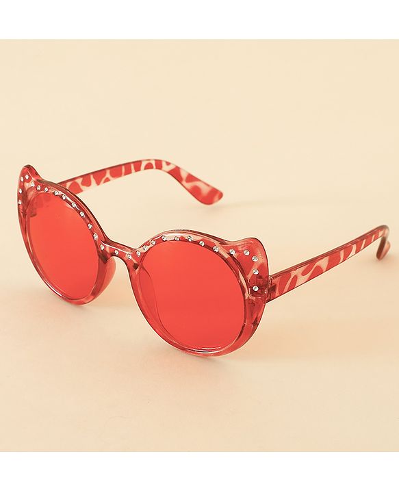 Pine Kids Stone Sunglasses Free Size - Red