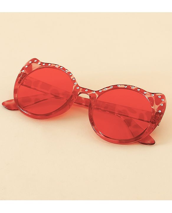 Pine Kids Stone Sunglasses Free Size - Red