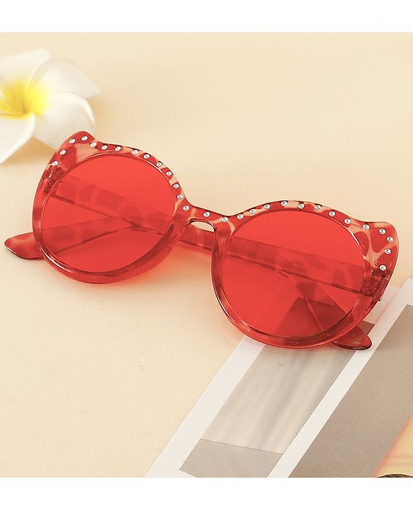 Pine Kids Stone Sunglasses Free Size - Red