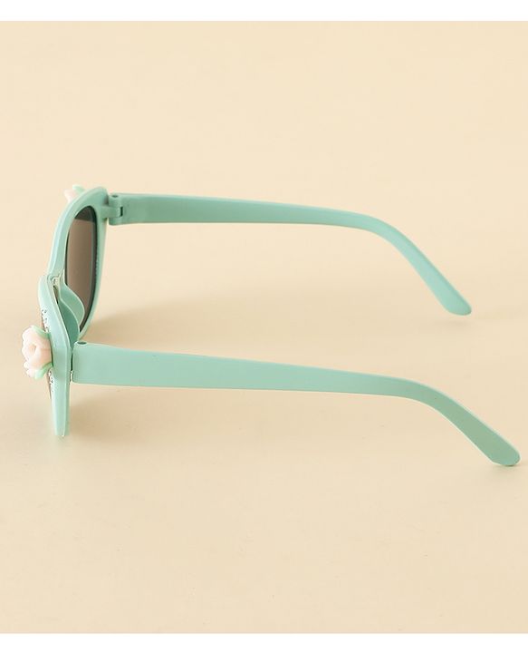 Babyhug Free Size Sunglasses With Floral Applique - Purple