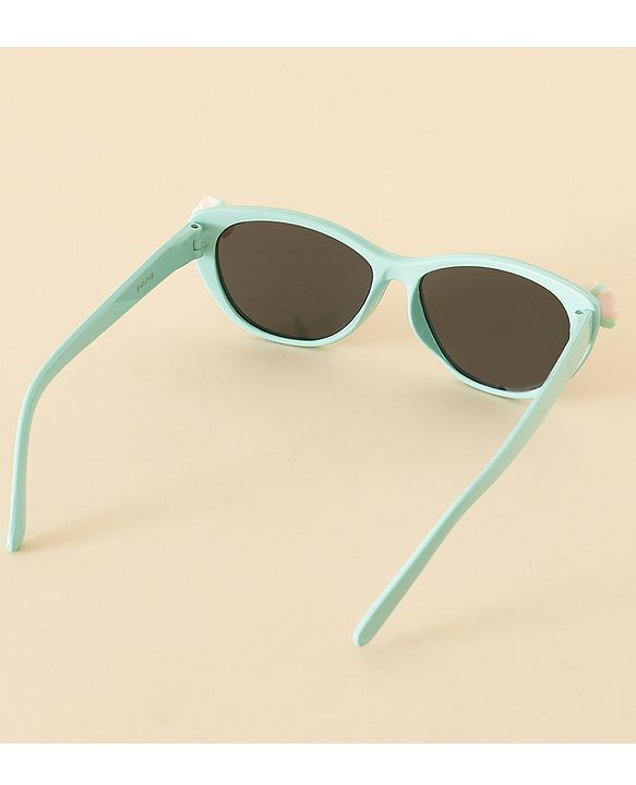 Babyhug Free Size Sunglasses With Floral Applique - Purple