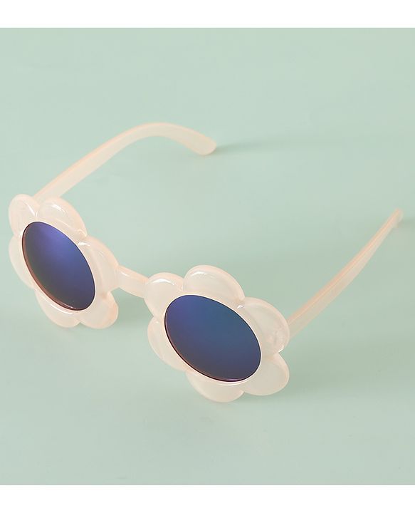 Babyhug Free Size Sunglasses Floral Shape - Peach