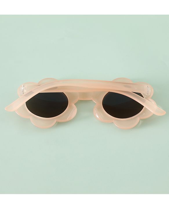 Babyhug Free Size Sunglasses Floral Shape - Peach