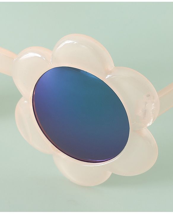 Babyhug Free Size Sunglasses Floral Shape - Peach