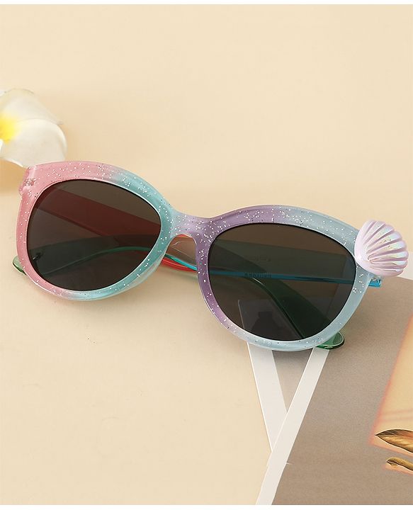 Babyhug Sunglasses With Shell Applique - Multicolor