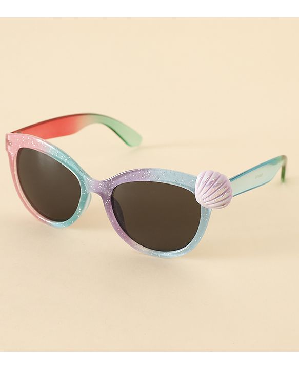 Babyhug Sunglasses With Shell Applique - Multicolor
