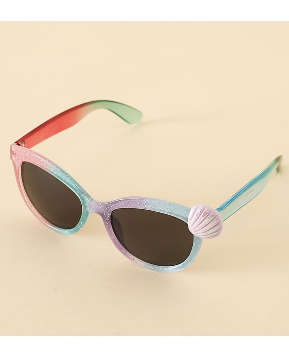 Babyhug Sunglasses With Shell Applique - Multicolor