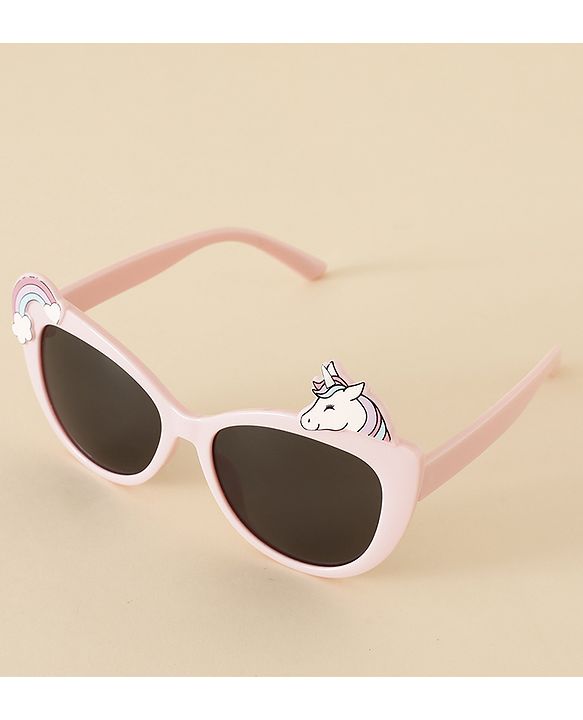 Babyhug Free Size Sunglasses With Unicorn Applique - Pink